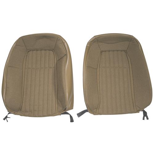 1987-89 Mustang Acme Sport Seat Cloth Upholstery Kit  - Sand Beige Hatchback