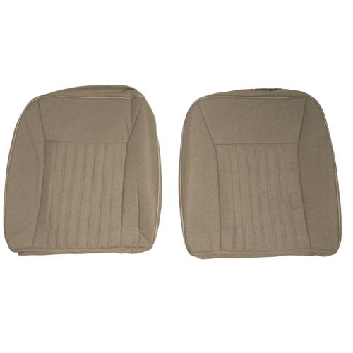 1987-89 Mustang Acme Sport Seat Cloth Upholstery Kit  - Sand Beige Hatchback