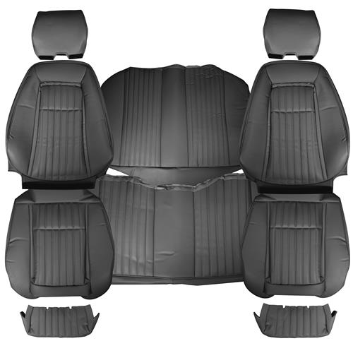 TMI Mustang Sport Seat Upholstery Vinyl Smoke Gray (8789) Convertible