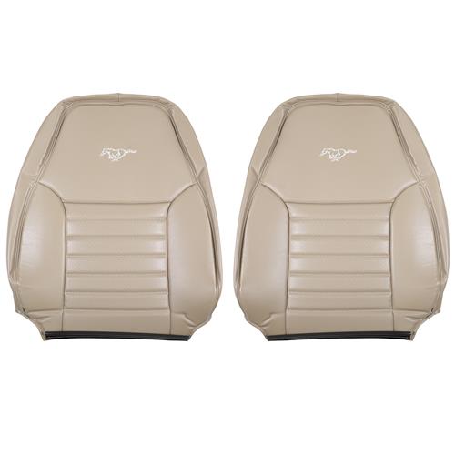 1999-2004 Mustang Coupe TMI Sport Seat Upholstery Vinyl - Vinyl - Medium Parchment