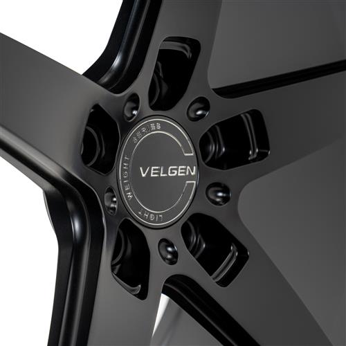 2005-2014 Mustang Velgen Classic5 V2 Wheel & Nitto Tire Kit - 20x10/11 - Satin Black