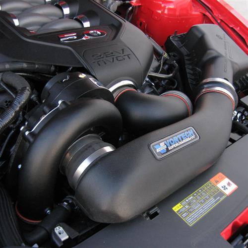 2011-2014 Mustang GT Vortech V-3 SI Tuner Kit With Intercooler - Black Finish