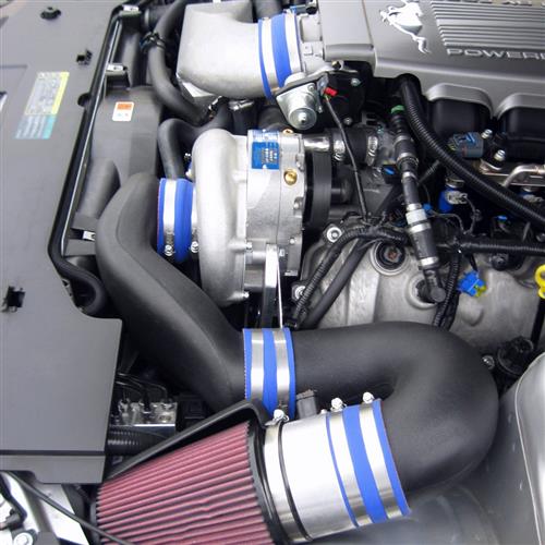 2010 Mustang Vortech V-3 Si High Output Intercooled System - Polished GT 4.6