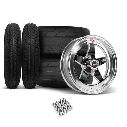 Weld Mustang Rt S Wheel Tire Kit 15x4 15x8 Black Nt555 R2 Nexen Sb802 79