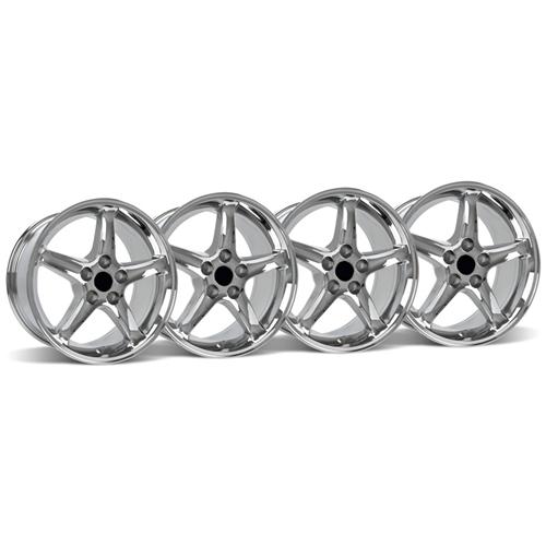 Mustang Cobra R Wheel Kit - 17x9 Chrome (94-04) - LMR