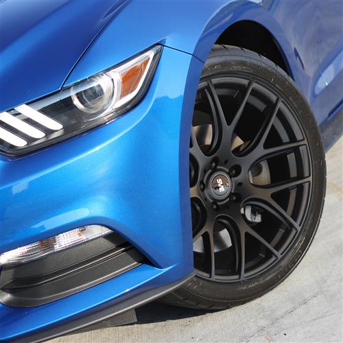 2015-22 Mustang SVE Drift Wheel & Lug Nut Kit - 19x9.5 Flat Black