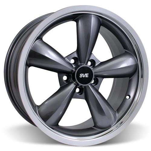 Mustang Bullitt Wheel Kit - 17x9 Anthracite (94-04)