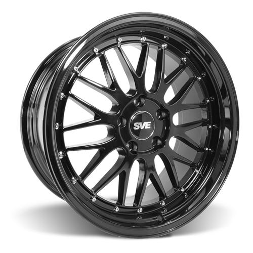 1994-04 Mustang SVE Series 1 Wheel Kit - 18x9/10  - Gloss Black