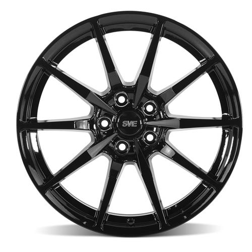 SVE Mustang S350 Wheel Kit - 18x9/10 - Gloss Black (94-04)