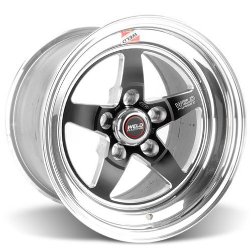 Weld Mustang RT-S Wheel Kit - 15x4/15x10 Black (94-04)