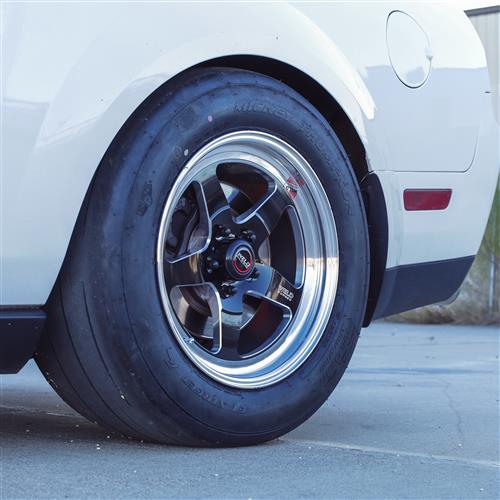 Weld Mustang RT-S S71 Drag Wheel - 17x10 Black w/ Polished Lip (05-21 ...