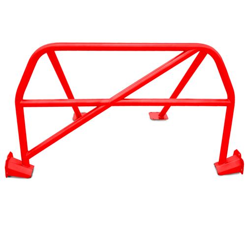 Watson Racing Mustang 4 Point Bolt-In Roll Bar - Red (15-23) Coupe