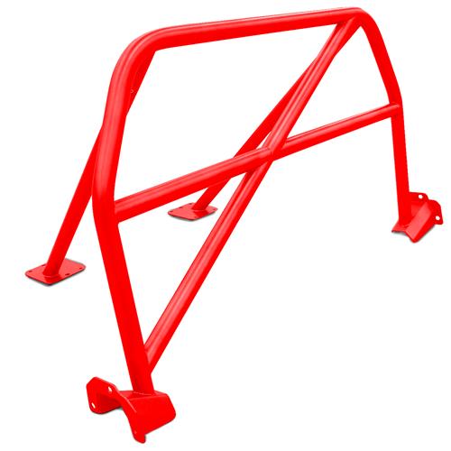 Watson Racing Mustang 4 Point Bolt-In Roll Bar - Red (15-23) Coupe