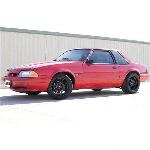 1979-93 Mustang SVE 4 Lug Anniversary Wheel & Nitto Tire Kit  - 17x9 - Gloss Black