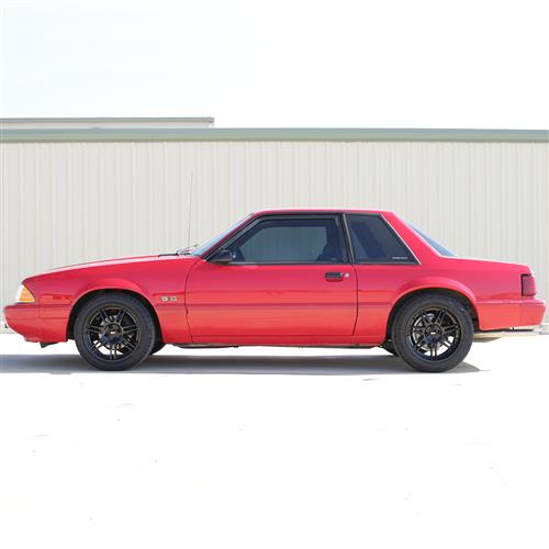 1979-93 Mustang SVE 4 Lug Anniversary Wheel & Nitto Tire Kit  - 17x9/10 - Gloss Black