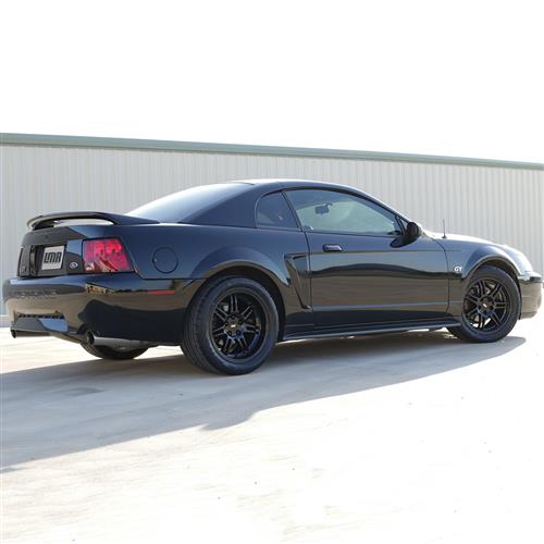 1994-04 Mustang SVE Anniversary Wheel & Drag Radial Nitto Tire Kit - 17x9/10 - Gloss Black