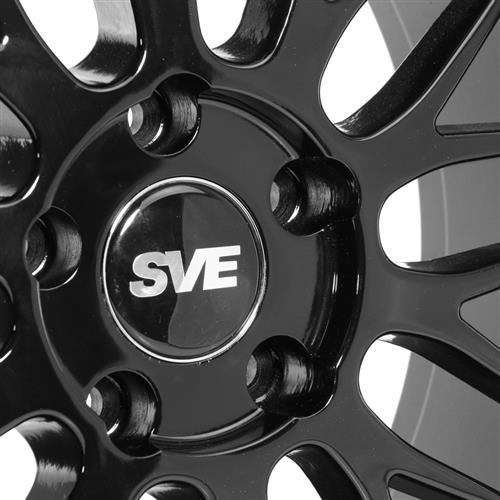 SVE Mustang Series 1 Wheel & Tire Kit - 18x9/10 - Gloss Black - NT555 ...