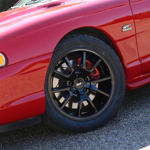 1994-04 Mustang SVE FR500 Wheel & Nitto Tire Kit  - 17x9/10.5 - Gloss Black