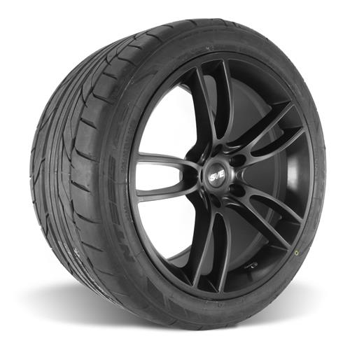 SVE Mustang GT350 GT7 Wheel & Tire Kit 19x11/11.5 Satin Black