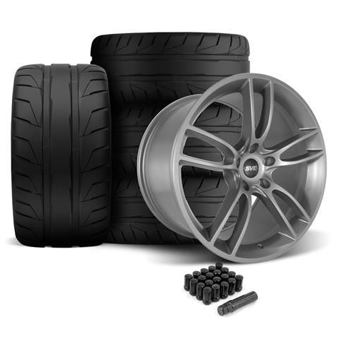 SVE Mustang GT7 Wheel & Tire Kit 19x10/11 Satin Graphite NT05