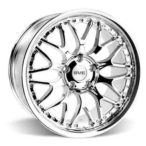 SVE Mustang Series 3 Wheel & Tire Kit 19x9/10 Chrome (1517) Nitto Invo