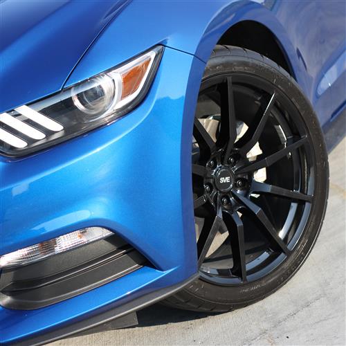 2015-23 Mustang SVE S350 Wheel & Nitto Tire Kit - 20x10  - Staggered Tires - Gloss Black