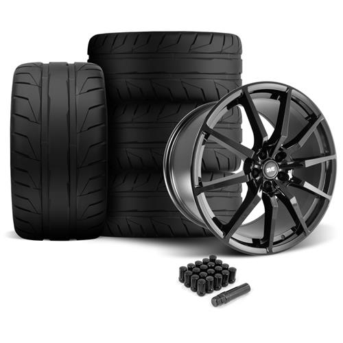 2005-14 Mustang SVE S350 Wheel & Tire Kit - 20x10 - Gloss Black Nitto NT05
