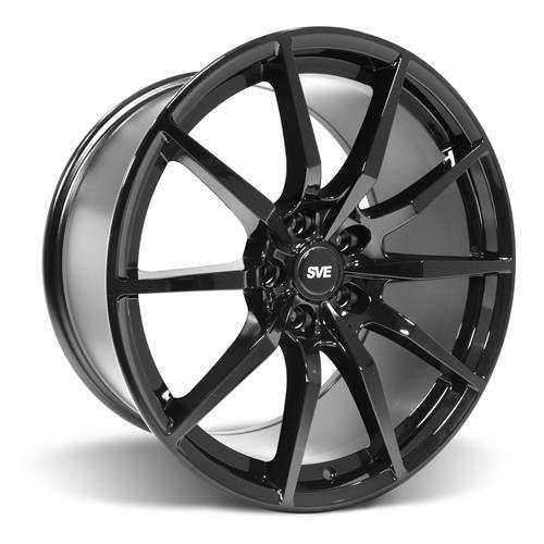 2015-23 Mustang SVE S350 Wheel & Nitto Tire Kit - 19x10  - Gloss Black