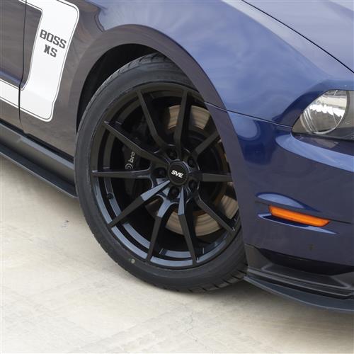 2005-14 Mustang SVE S350 Wheel & Ohtsu Tire Kit - 19x10  - Gloss Black