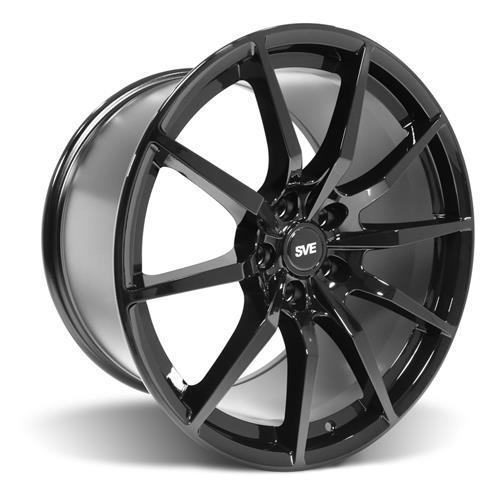 2015-23 Mustang SVE S350 Wheel & Nitto NT555 G2 Tire Kit - 19x10/11 - Gloss Black