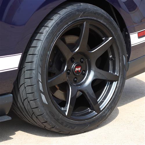 2005-14 Mustang SVE R350 Wheel & Nitto Tire Kit - 19x10 - Gloss Black