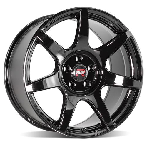 2015-23 Mustang SVE R350 Wheel & Nitto Tire Kit - 19x10 - Gloss Black
