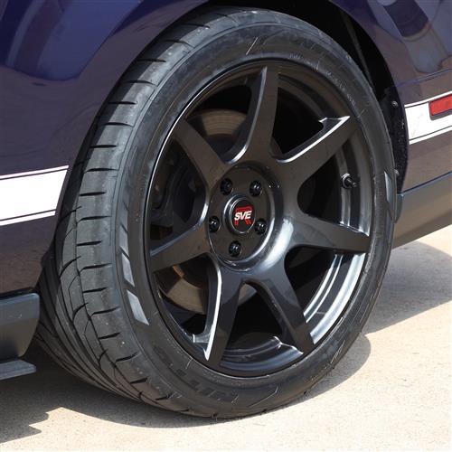 2005-14 Mustang SVE R350 Wheel & Nitto Tire Kit - 19x10/11 - Gloss Black
