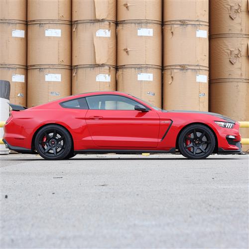 2015-20 Mustang SVE R350 Wheel & Nitto NT555 G2 Tire Kit - 19x10/11 - Gloss Black - Fits GT350/R