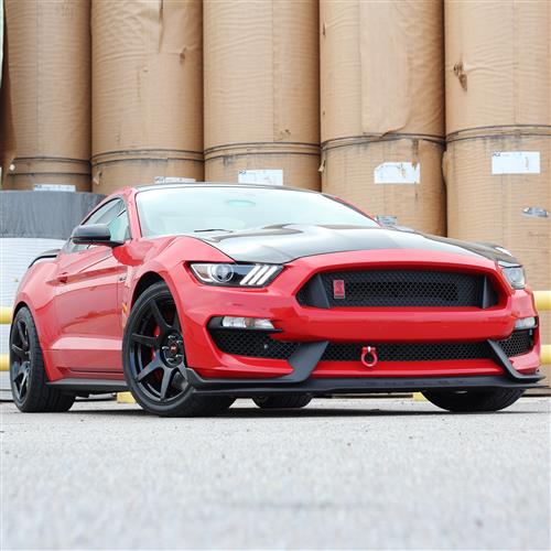 2015-20 Mustang SVE R350 Wheel & Nitto NT555 G2 Tire Kit - 19x10/11 - Gloss Black - Fits GT350/R
