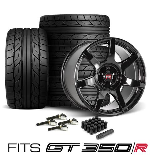 SVE Mustang R350 Wheel & Tire Kit - 19x10/11 - Fits GT350/R - Gloss ...