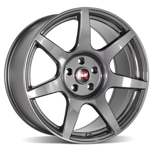 2015-22 Mustang SVE R350 Wheel & Nitto Tire Kit  - 19x10/11 - Liquid Graphite