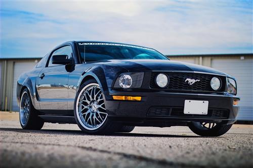 2005-14 Mustang SVE Series 3 Wheel & Nitto Tire Kit - 20x8.5/10 - Gun Metal