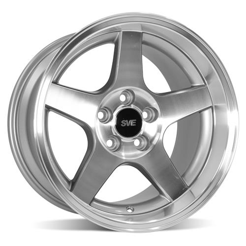 1994-04 Mustang SVE 03 Cobra Wheel & Nitto Drag Tire Kit - 17x9/10.5  - Machined - Deep Dish