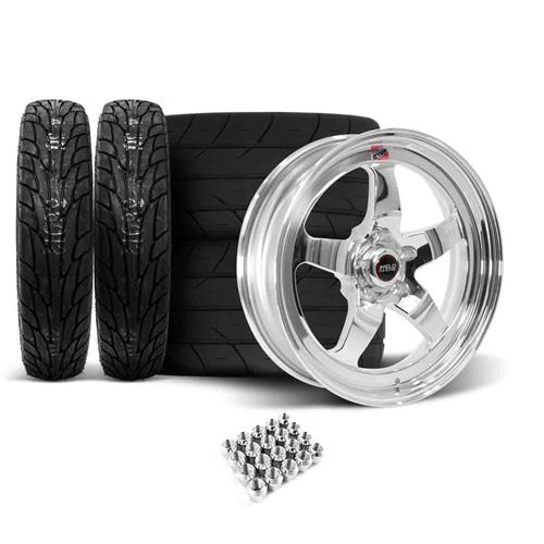 Mustang Weld RT-S Wheel & Tire Kit - 18x5/17x10 (05-14)