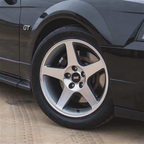 1994-04 Mustang SVE 03 Cobra Wheel & Nitto Tire Kit - 17x9 - Machined
