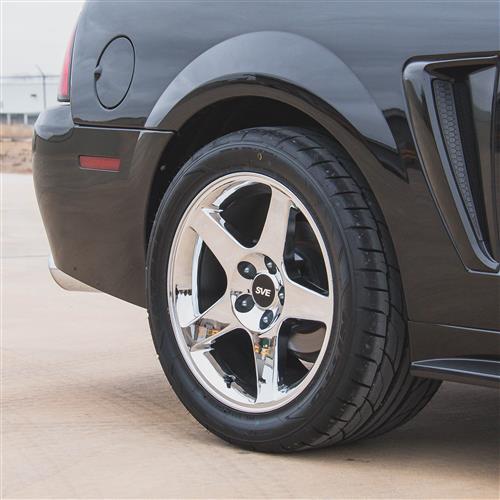 1994-04 Mustang SVE 03 Cobra Wheel & Drag Radial Nitto Tire Kit - 17x9/10.5 - Chrome