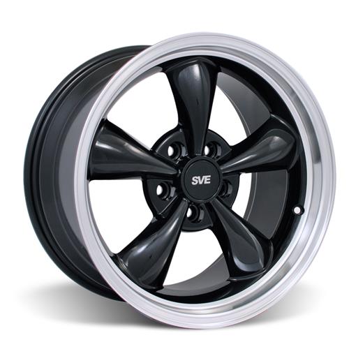 Mustang SVE Bullitt Wheel & Tire Kit - 17x9/10.5 - Black | (94-04)