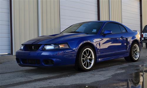 Mustang Staggered FR500 Wheel & Tire Kit - 17x9/10.5 Anthracite (94-04 ...