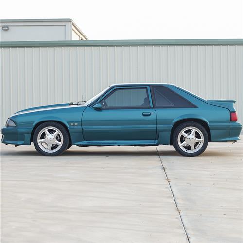 1979-93 Mustang 5 Lug Pony Wheel & Nitto Tire Kit  - 17x8/9 - Chrome