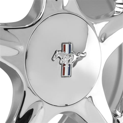 1979-93 Mustang 5 Lug Pony Wheel & Nitto Tire Kit  - 17x8/9 - Chrome