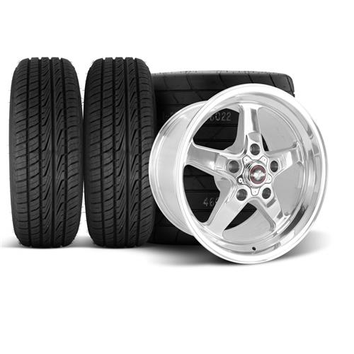 Race Star F-150 SVT Lightning Drag Star Wheel & Tire Kit - 17x7/10.5